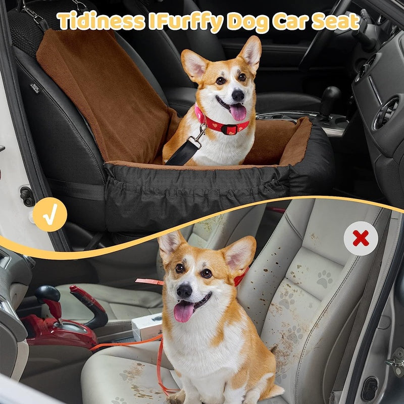 Removable Cleaning with Storage Bag Safety Belt Fixed Pet Suitable for Small and Medium Dogs Seat Travel Dog Car Bed