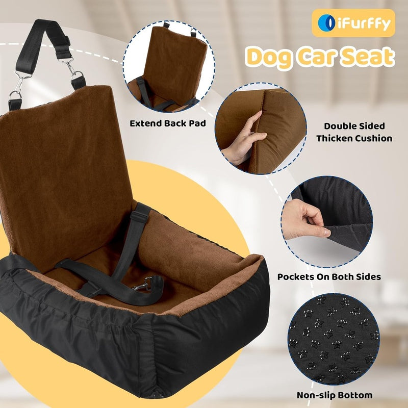 Removable Cleaning with Storage Bag Safety Belt Fixed Pet Suitable for Small and Medium Dogs Seat Travel Dog Car Bed